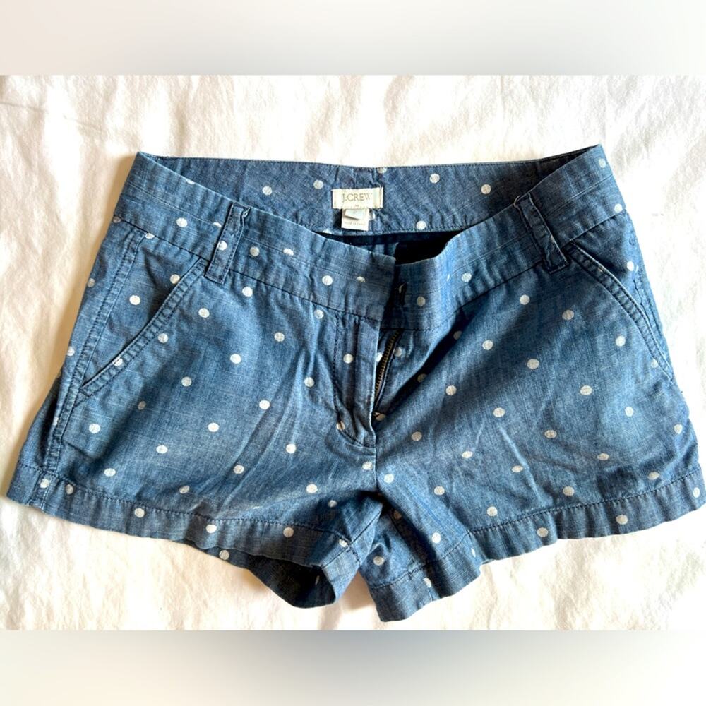 JCrew Polka Dot Chino Shorts